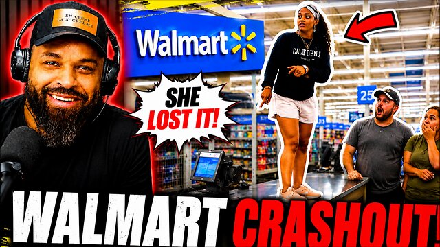 Woman Has Total Meltdown Inside Walmart