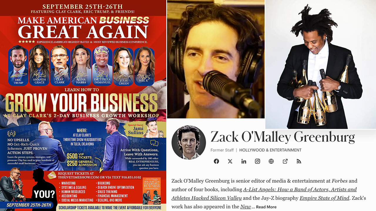 Forbes | Zack OMalley Greenburg | Senior Editor at Forbes Shares the Real Story Behind Jay Z’s $300 Per Bottle Armand de Brignac Brand and the $60 Per Bottle Antique Gold (Featuring Clay Clark Client & Attorney Wes Carter)