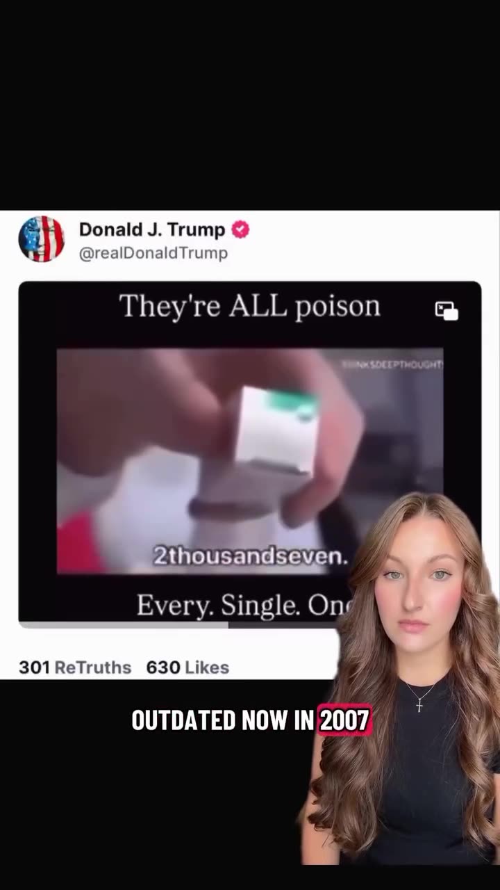 President Trump just posted this on Vaccines (Thimerosal)