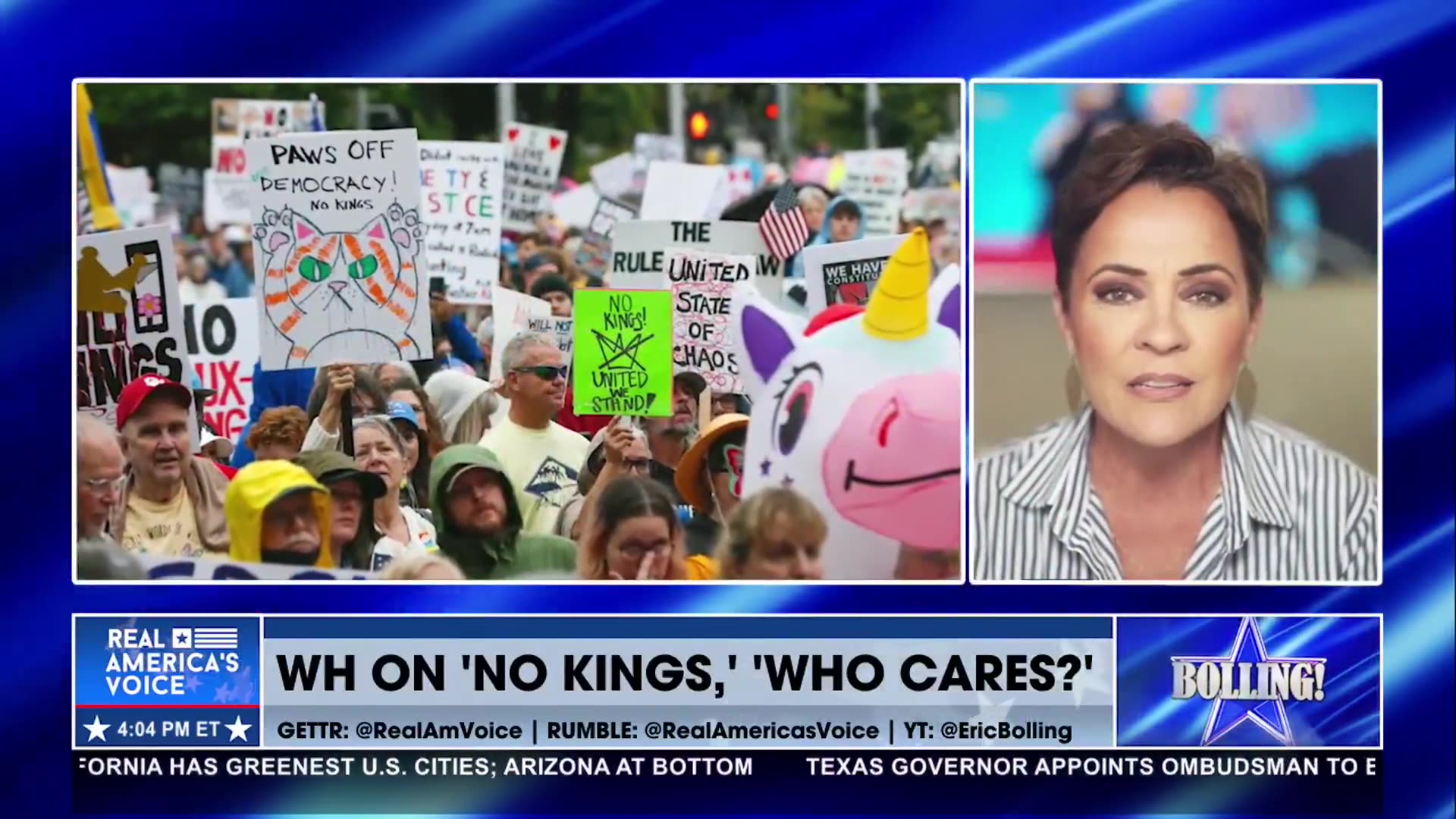 KARI LAKE ON THE NO KING PROTESTS AND THE RENT-A-MOBS