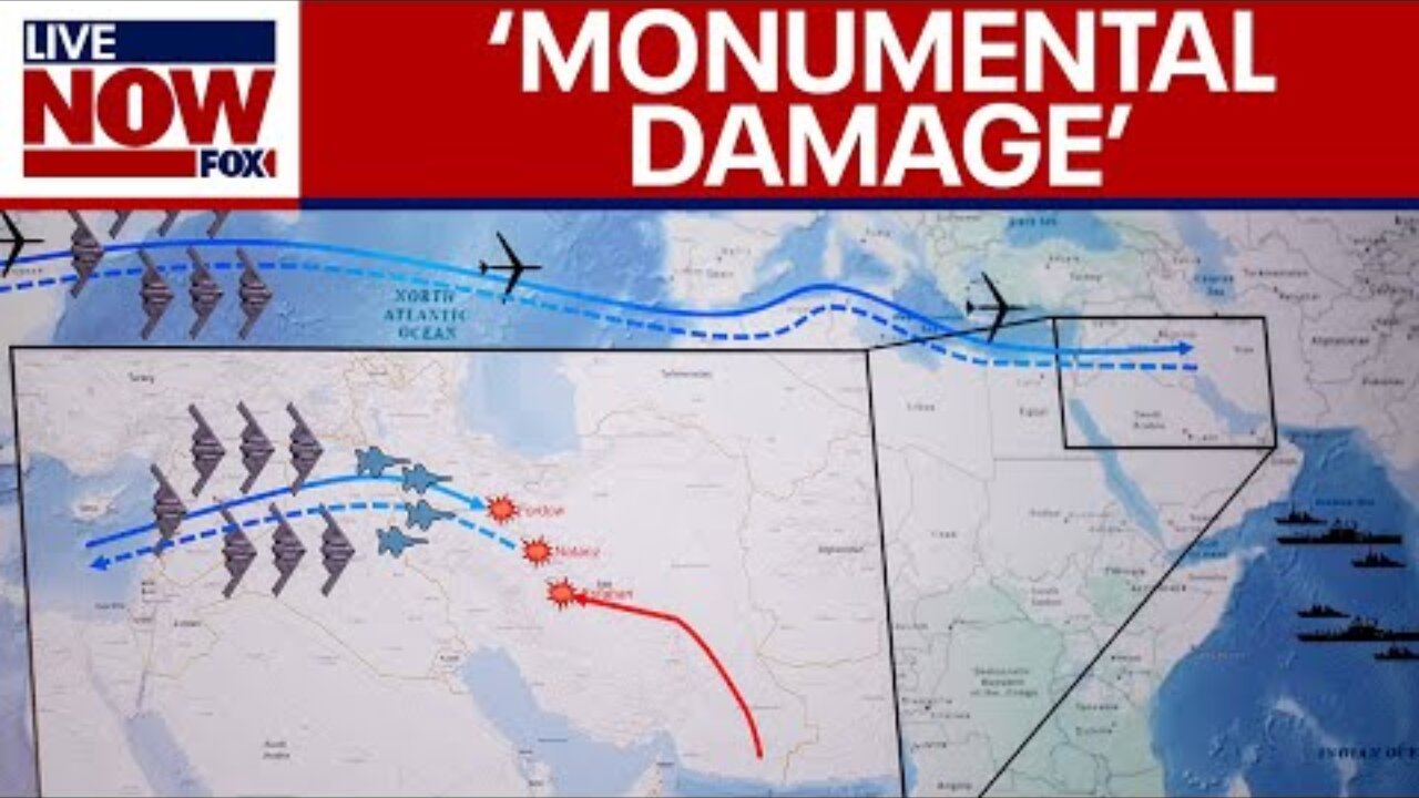 ⚠️ U.S. Strikes Iranian Nuclear Sites | Trump Claims Monumental Damage 🇺🇸💣