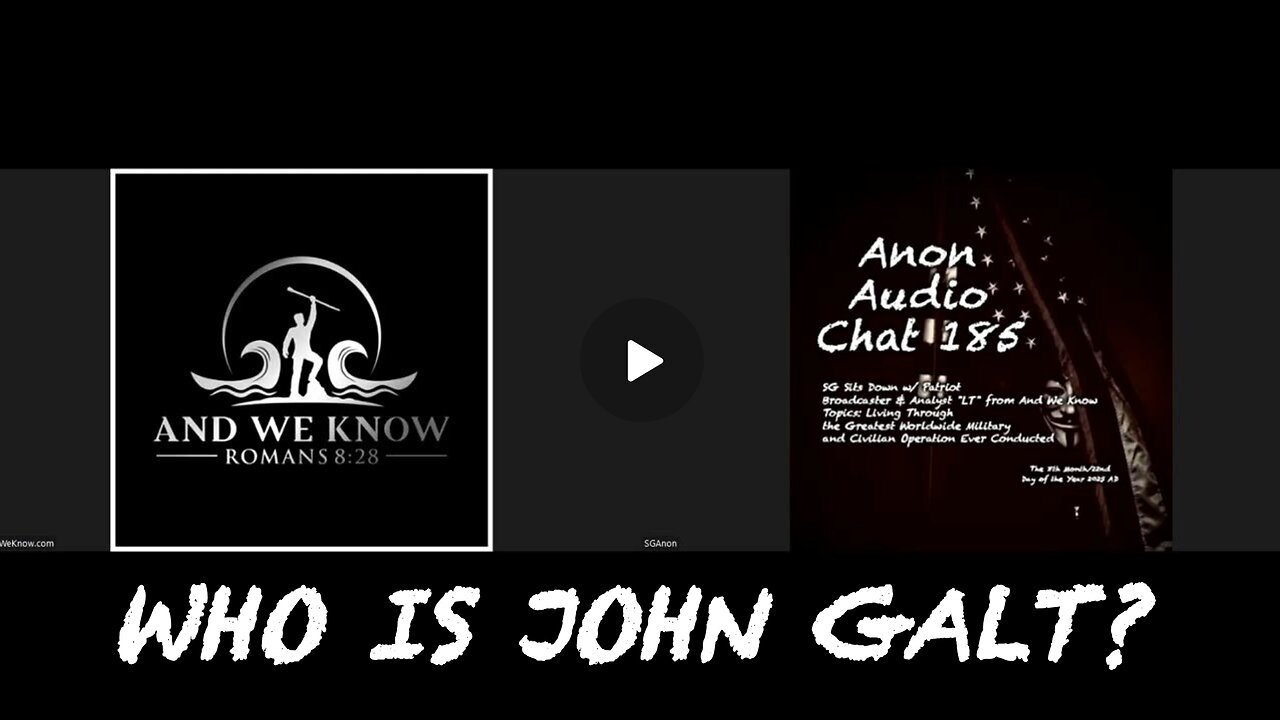 SG Sits Down w/ LT From And We Know: 80K FT View of Humanitys Great Awakening. WHO IS John Galt?