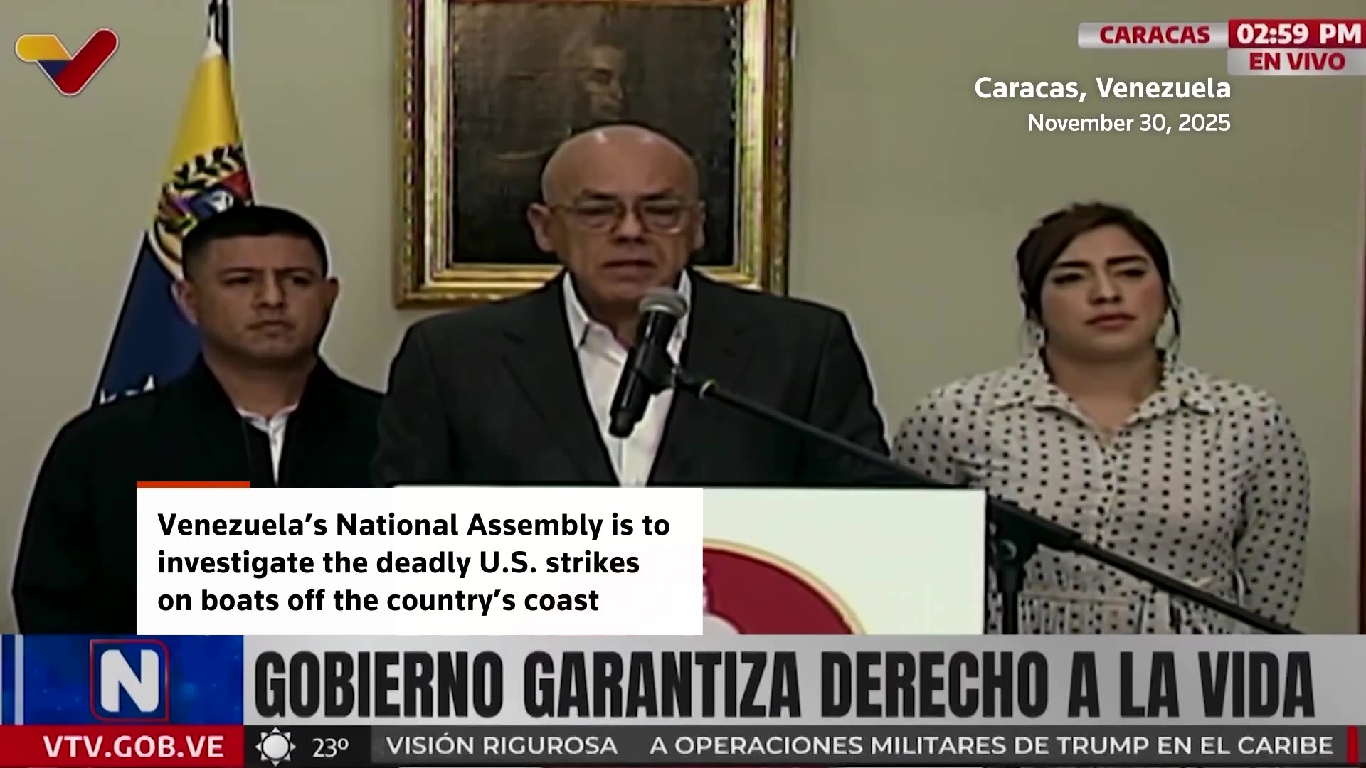 Venezuelas National Assembly to investigate deadly US boat strikes