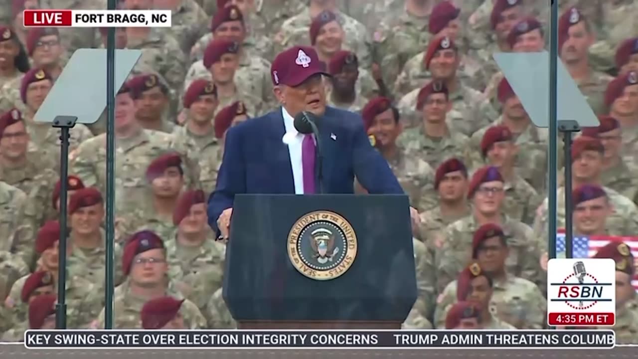 Trump Announces That He is Reinstating Names of Seven Military Bases After Bidens DEI Crusade