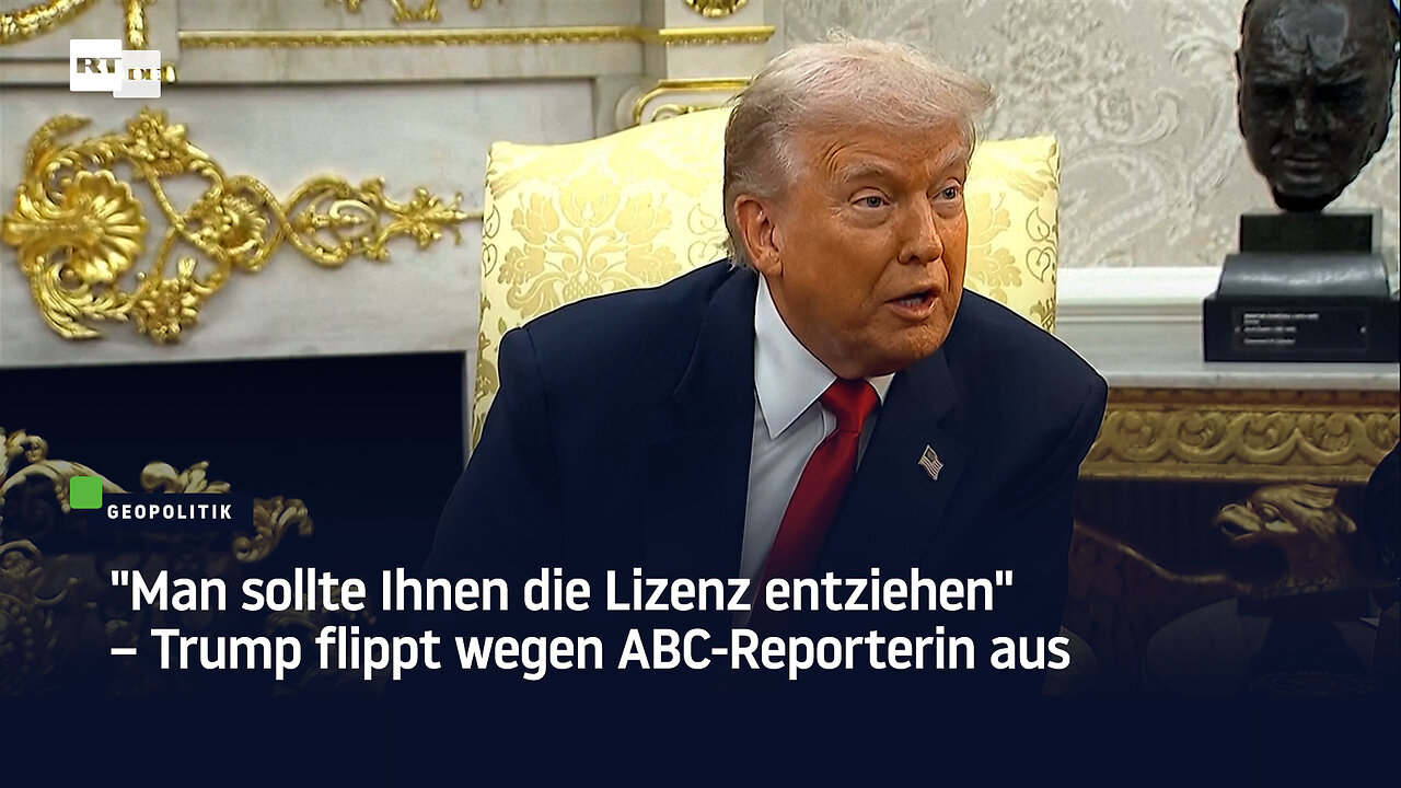 Man sollte Ihnen die Lizenz entziehen – Trump flippt wegen ABC-Reporterin aus