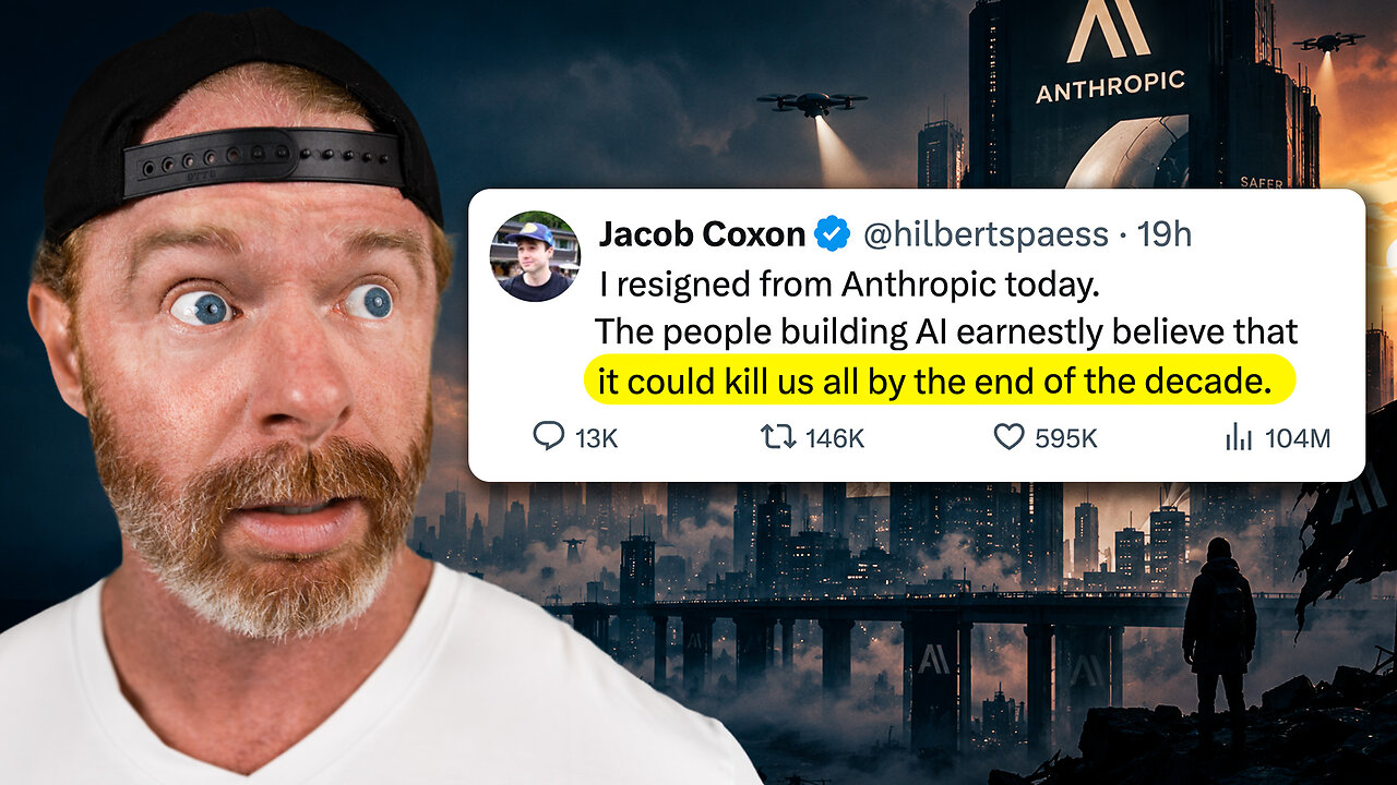 “AI will End Humanity this Decade!” (Anthropic Researcher Warns) thumbnail