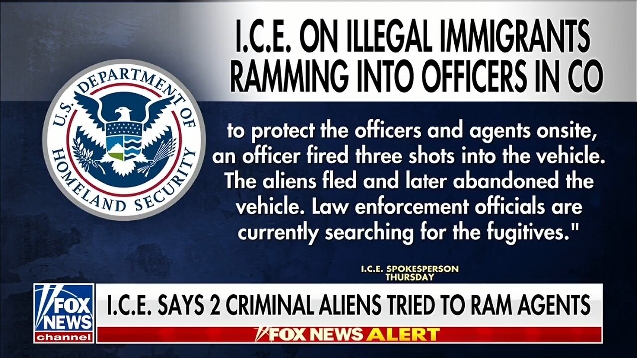 Fox News Bill Melugin: Criminal Illegal Ailens Tried To Kill ICE Agents