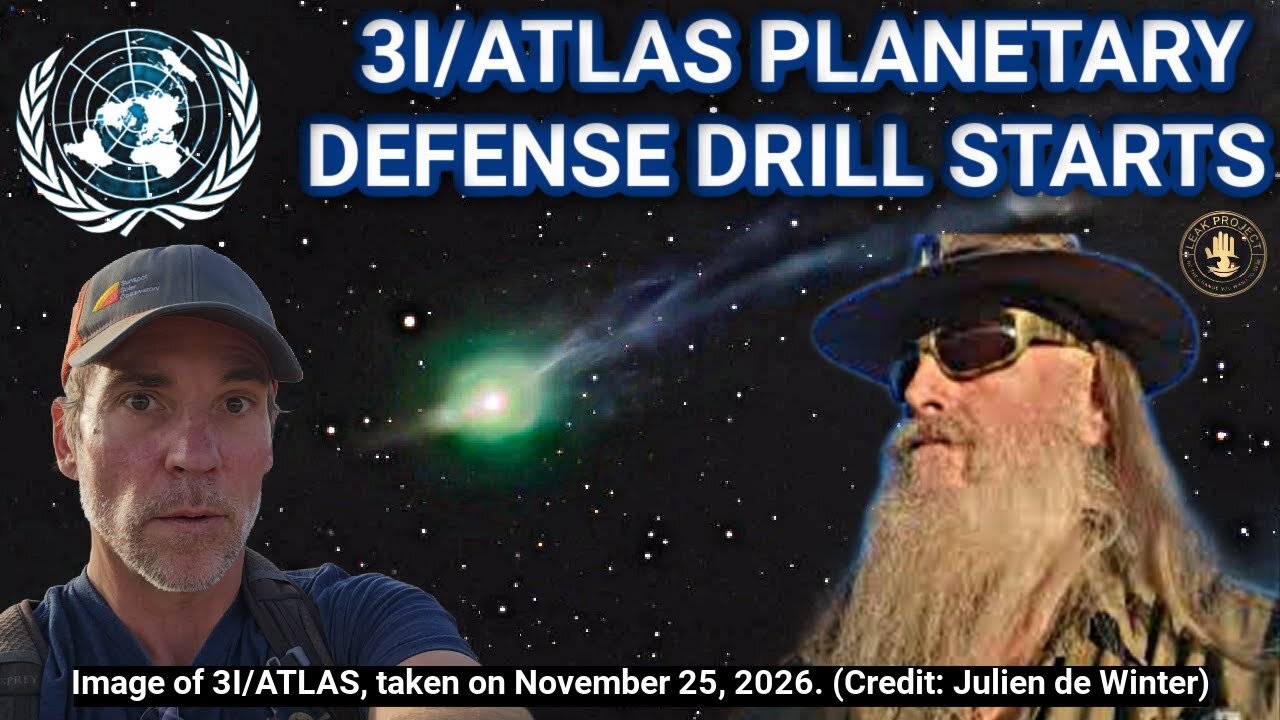 3I/ATLAS TRIGGERED A UN DEFENSE DRILL Aerospace Engineer, Greg Allison