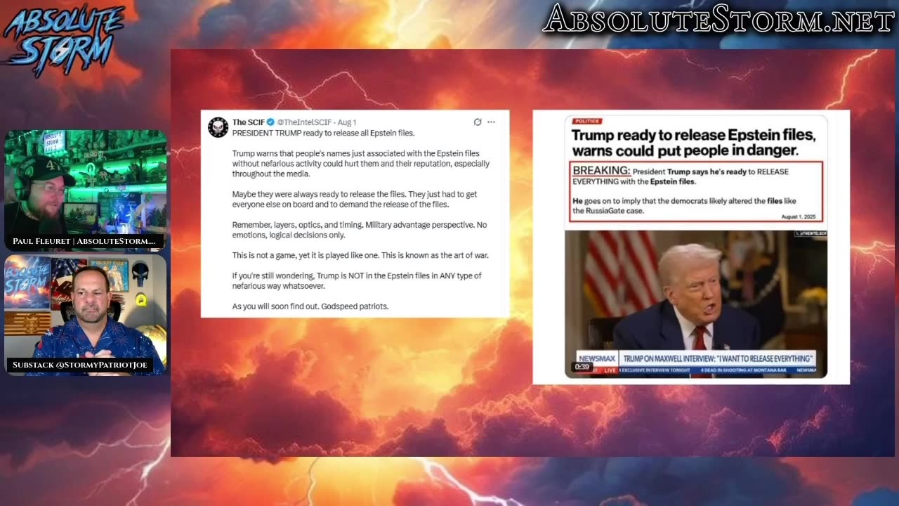 In this clip Abs & Stormy discuss more comms between POTUS and Speaker Johnson.