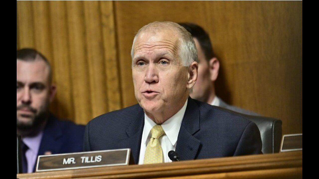 Thom Tillis Just Confirmed Hes Good With the DOJ Being Weaponized