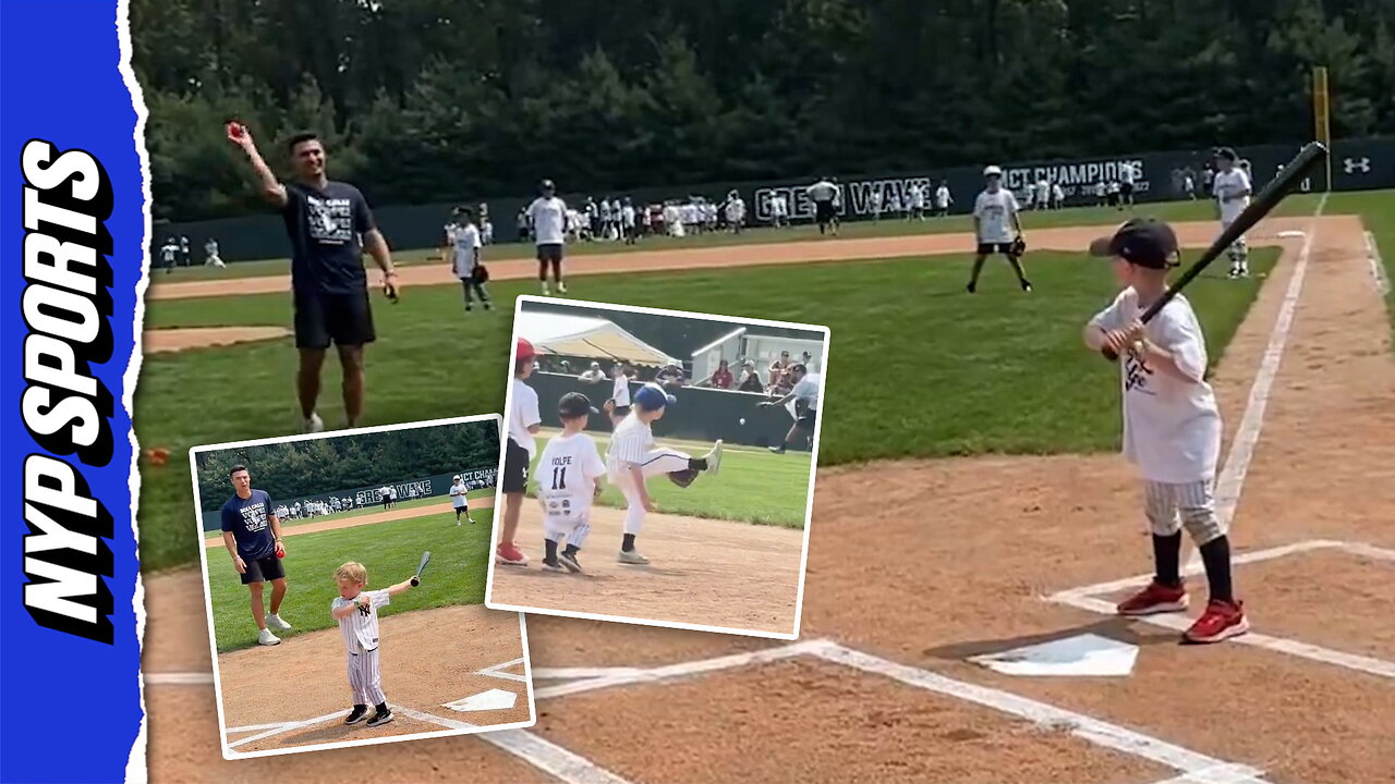 Gerrit Coles sons enjoy a day at Anthony Volpes Baseball ProCamp