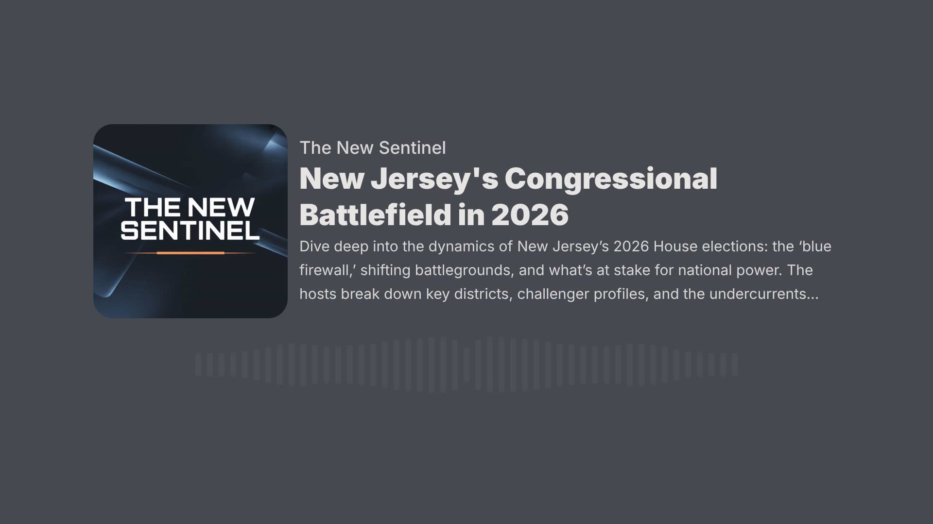 New Jerseys Congressional Battlefield in 2026