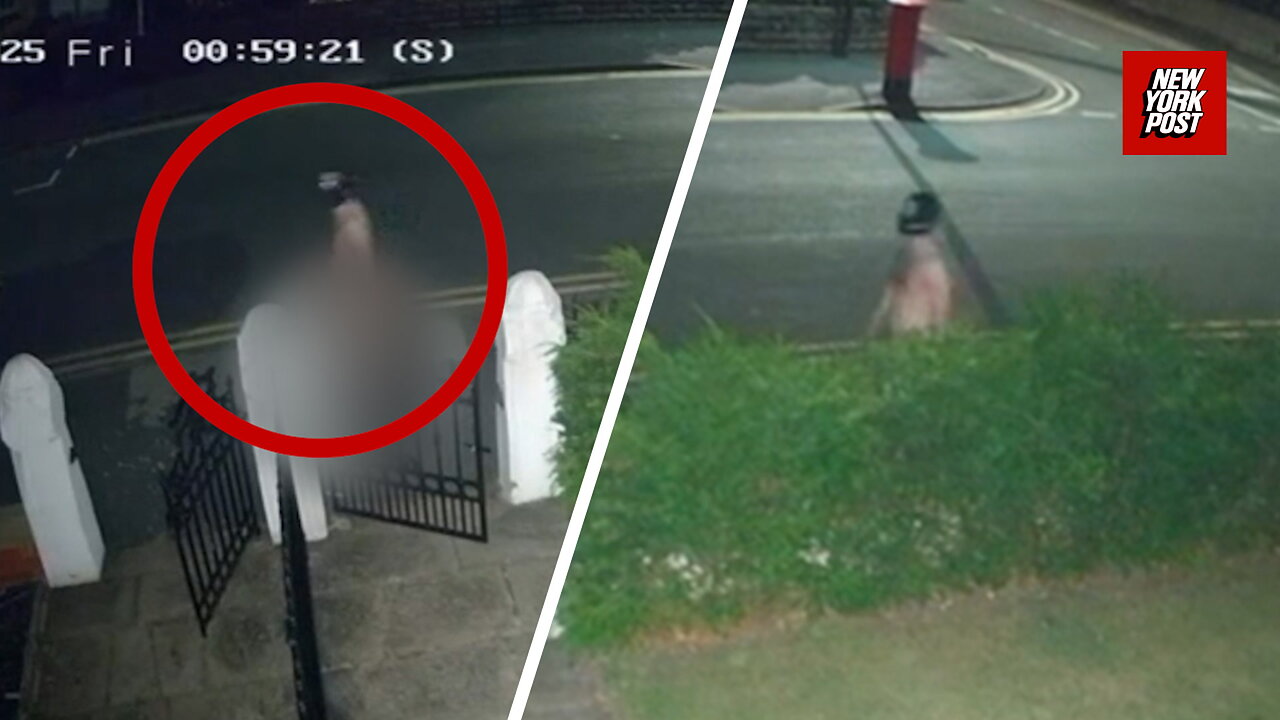 Police investigating naked man in gimp mask seen prowling quiet town