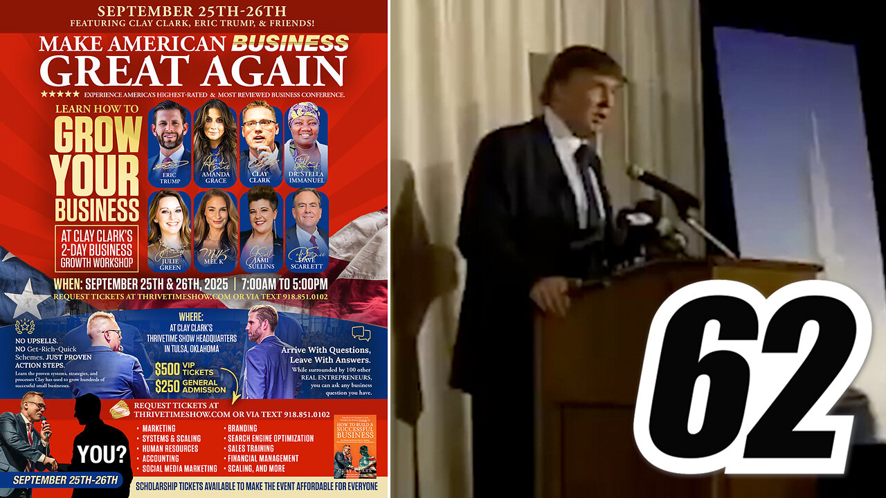 Business Coach | Your Year to Grow a Successful Business? + 62 Donald J. Trumps Success Principles + 3 Clay Clark Client Success Stories + Join Eric Trump At Clay Clarks Sept. 25-26 Business Conference (18 Tix Remain)