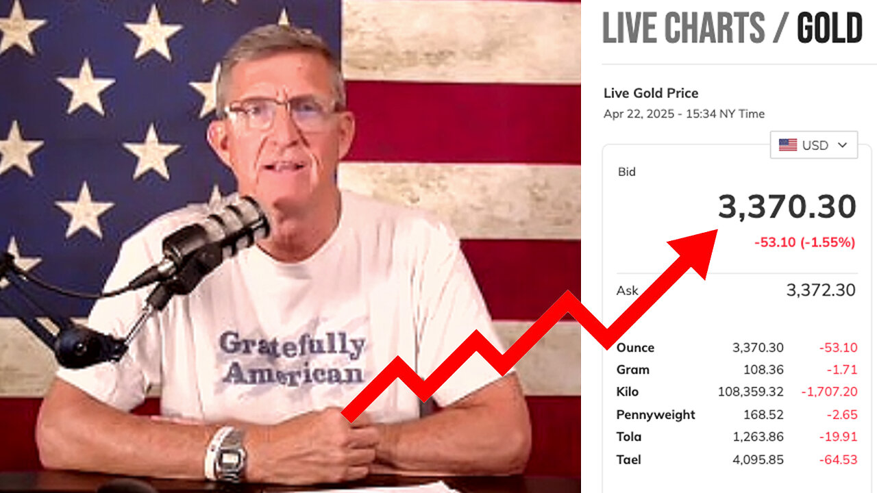 General Flynn | Why Did Gold Hit $3,381 Per Ounce? + What Are REAL IDs? Who Is Replacing Klaus Schwab At WEF? A right to water is an extreme solution...” - Peter Brabeck-Letmathe (Interim Head of World Economic Forum)