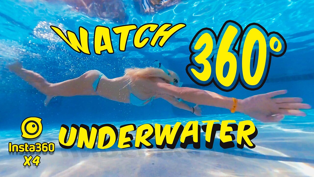 Underwater Beauty in Leopard Bikini | Insta360 X4 Slow Motion Magic!