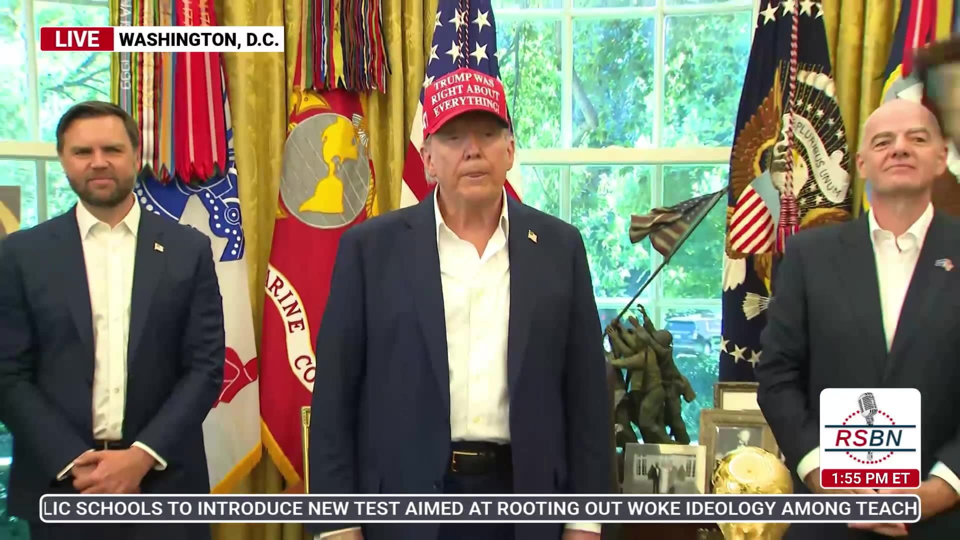 FULL REMARKS: President Trump Discusses 2026 FIFA World Cup - 8/22/2025