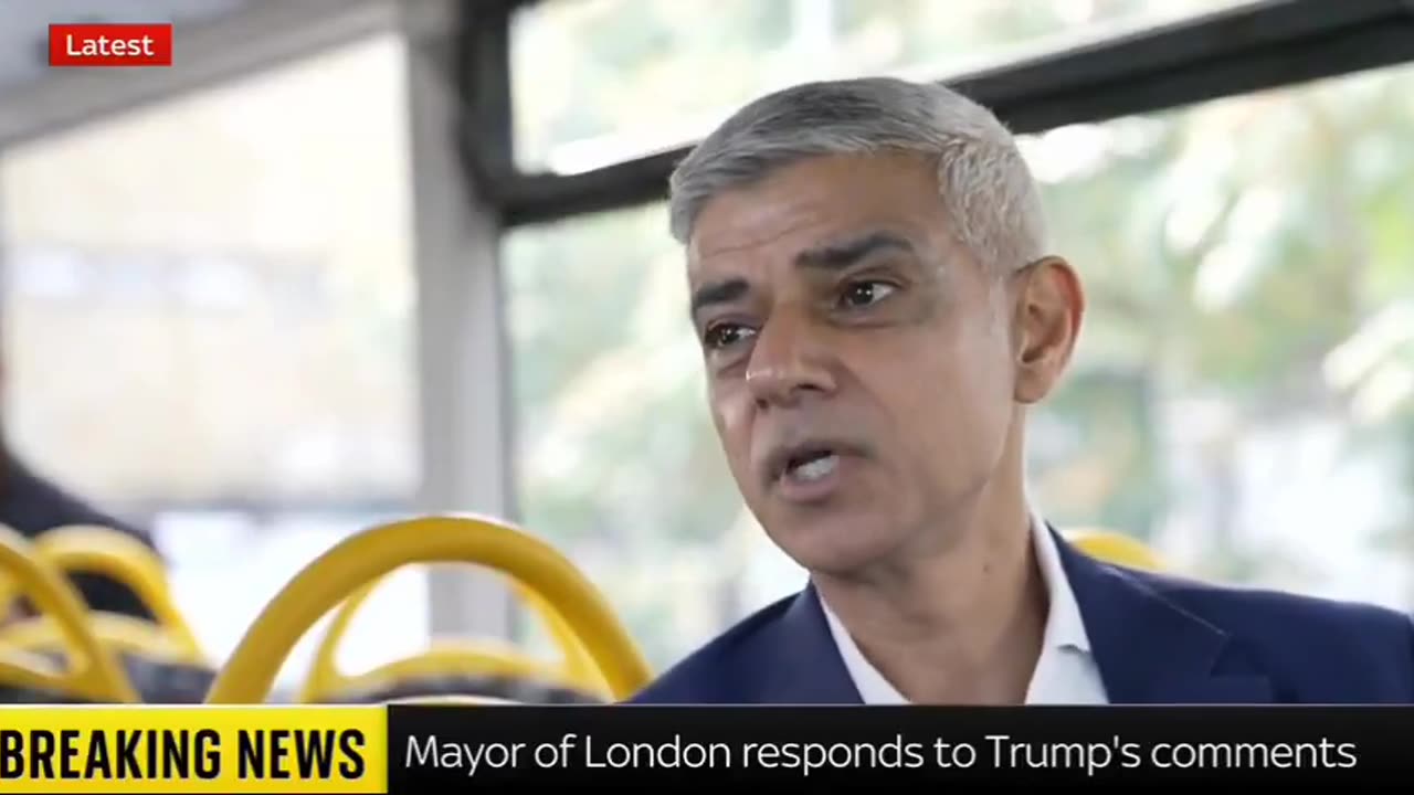 Sadiq Khan: I think President Trump has shown he is racist, he is sexist, he ...