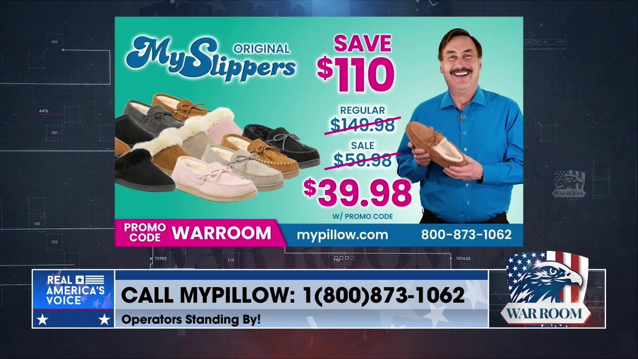 Go To MyPillow.com/warroom And Order Your WarRoom Posse Exclusive Deals Today