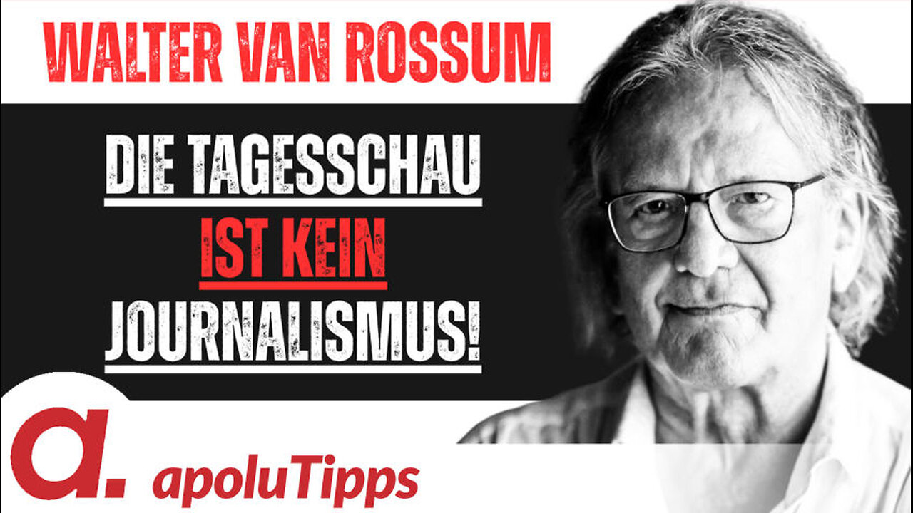 Interview mit Walter van Rossum – Die Tagesschau ist kein Journalismus!