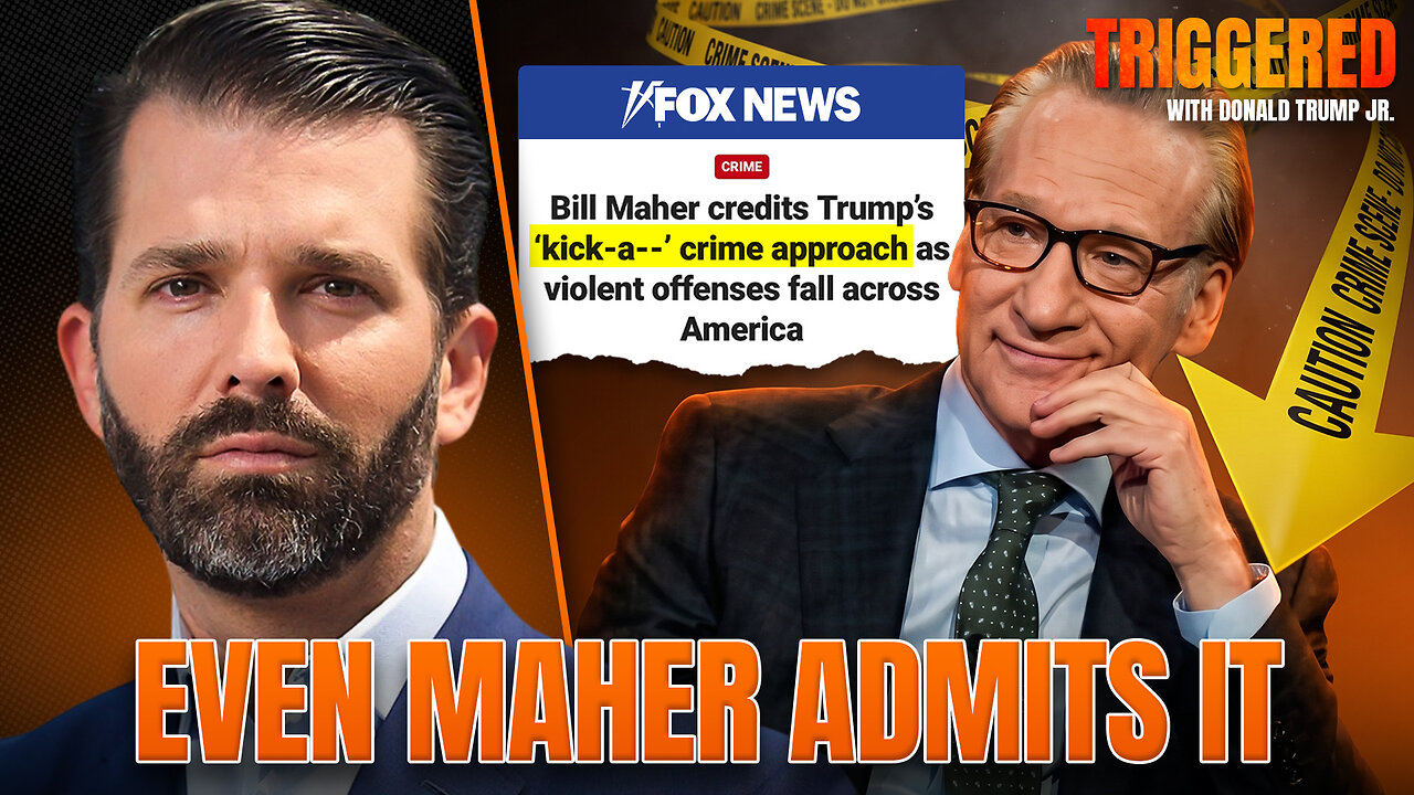 Even Maher Gives Trump Credit on Crime | Triggered Ep.378 thumbnail