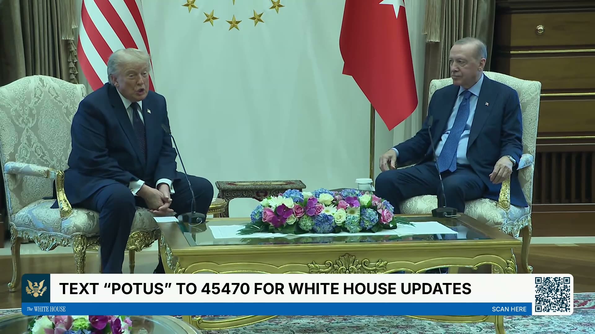 President Trump Participates in a Bilateral Meeting with the President of the Republic of Turkey