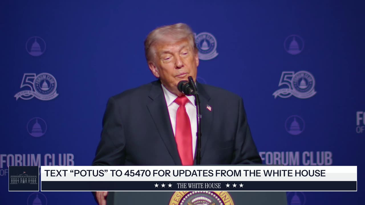 President Trump Participates in The Forum Club of the Palm Beaches Dinner