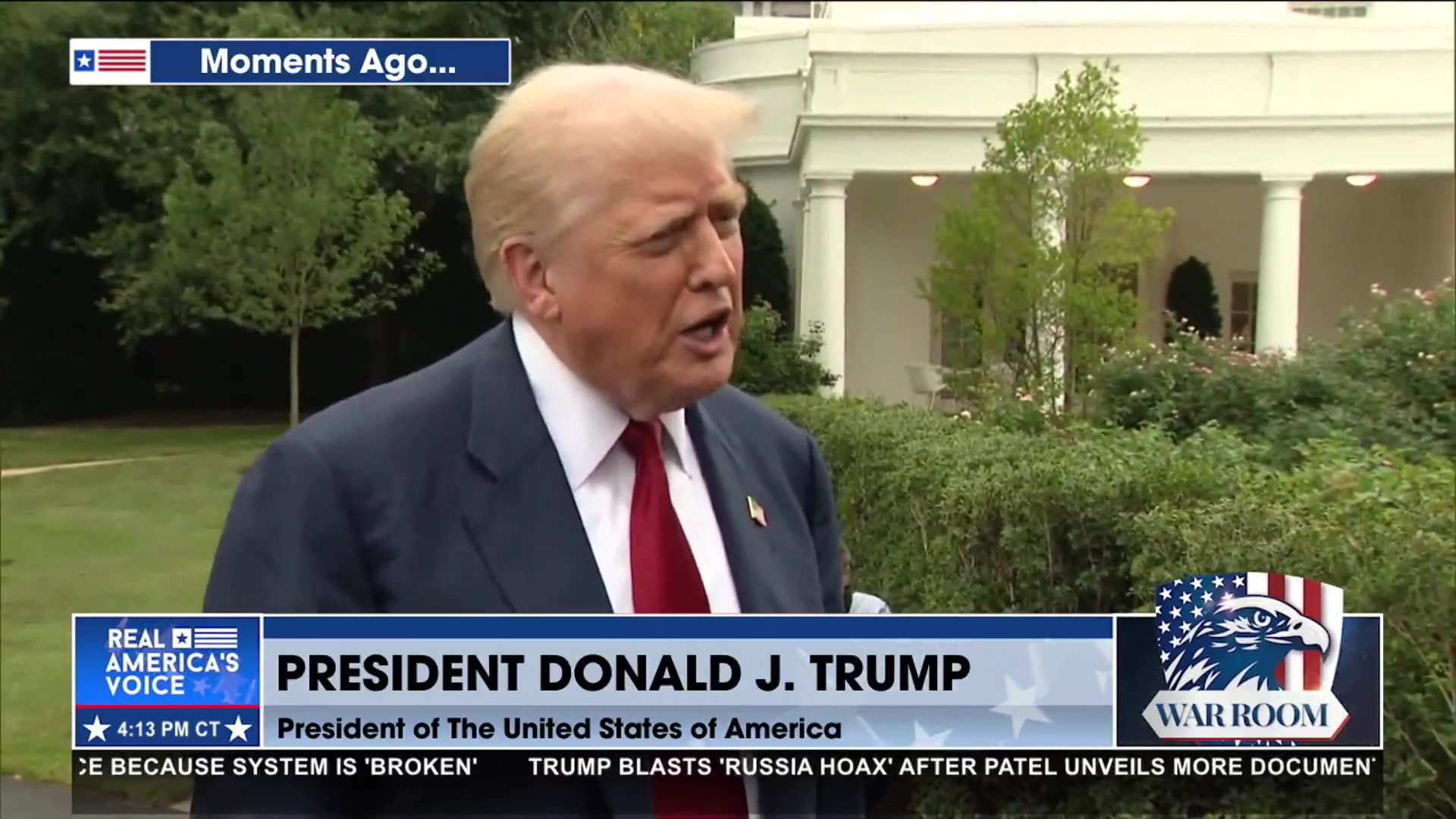 TRUMP ON MOVING NUCLEAR SUBMARINES