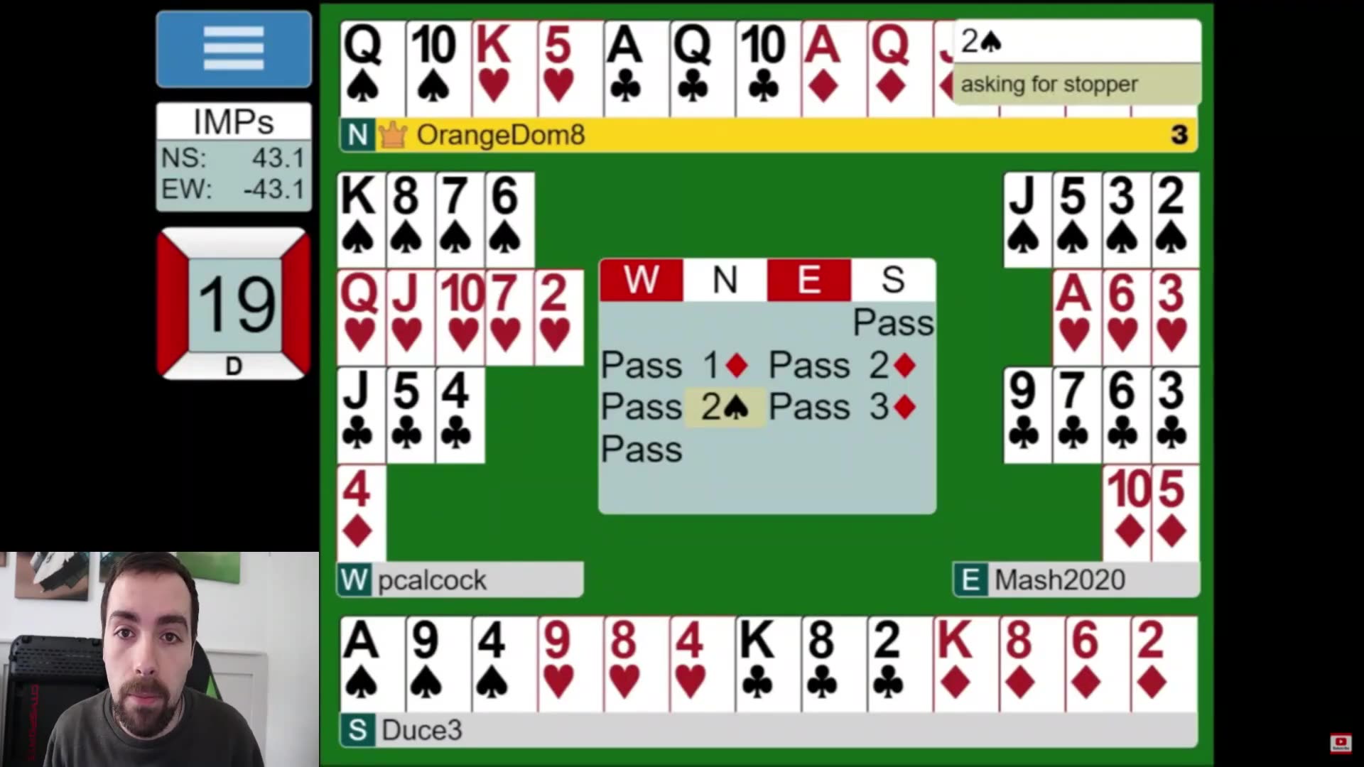 #38 - Commentary analysis on Bridge Game ~ 5 Diamonds