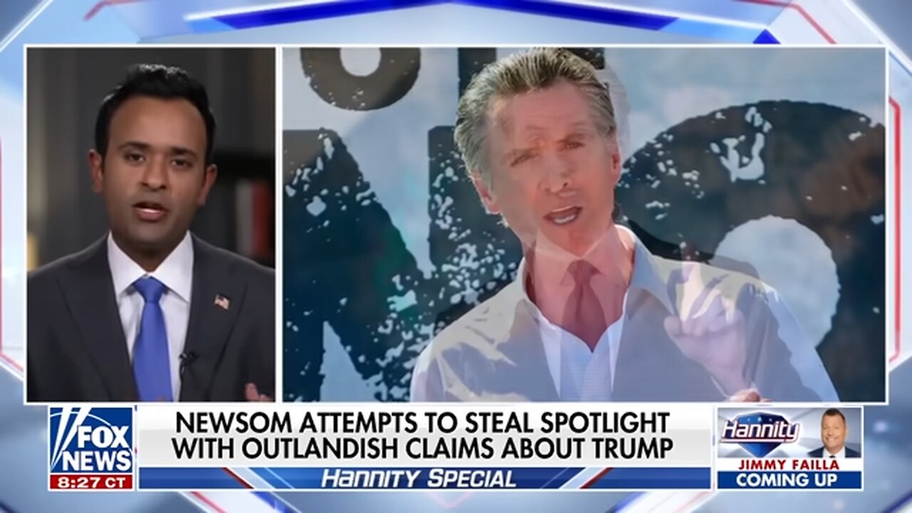 ‘SHAMEFUL’: This must have lasted all of two episodes for Newsom, Vivek Ramaswamy says