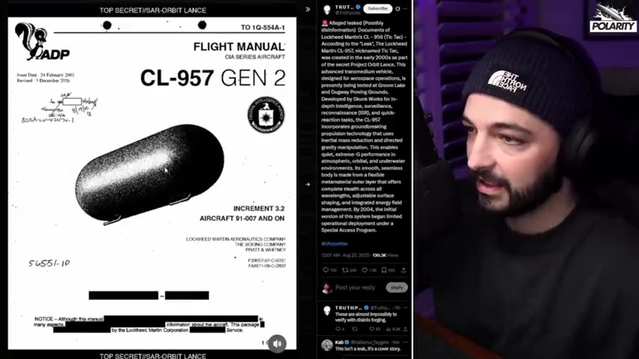NEW TICTAC LEAKS Support Ross Coultharts Claim: Lockheed Martin Skunkworks have UFO Technology...