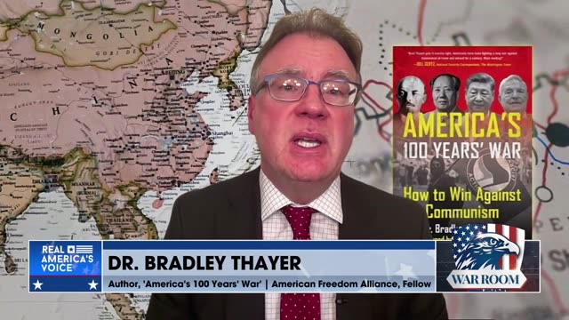 Dr. Bradley Thayer: Mamdani is the face of the Democratic Party. Mamdani is de facto the leader of the Democratic Party.
