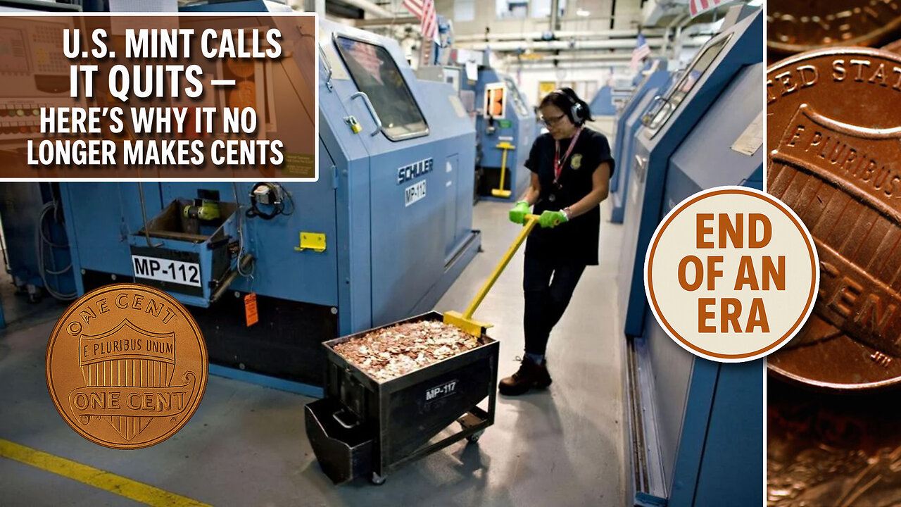 U.S. Ends Penny Production ๐๐๐ญ๐๐ซ ๐๐๐ ๐๐๐๐ซ๐ฌ โ Guess It Finally Stopped Making Cents!