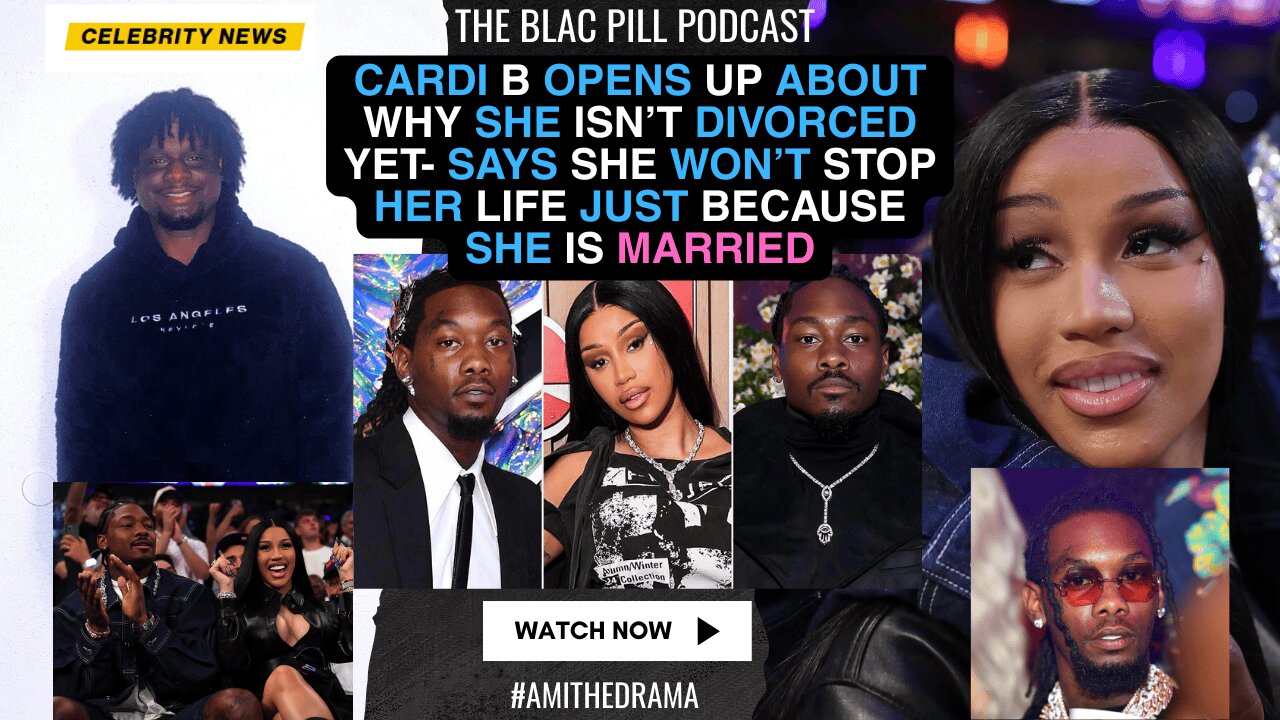 Cardi B opens up about why she isn’t DIVORCED yet- she WONT STOP HER LIFE just because of MARRIAGE