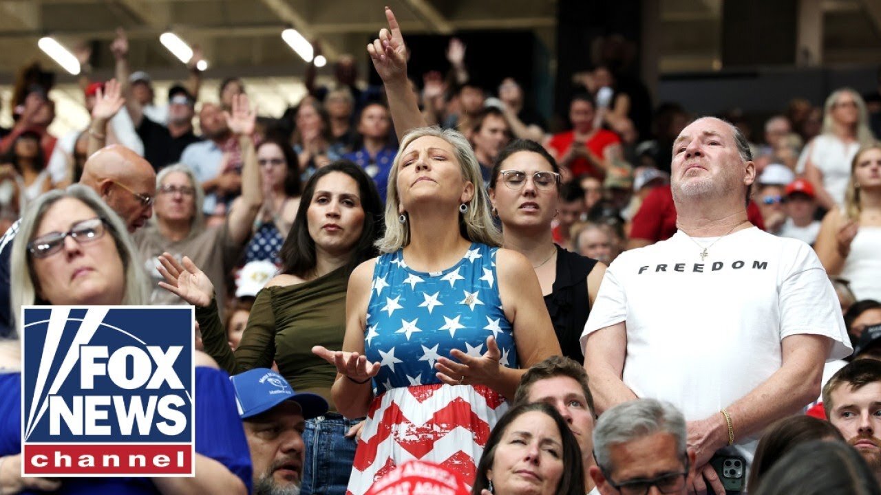 EMOTIONAL: Memorial attendees react to widow’s forgiveness of Kirk killer