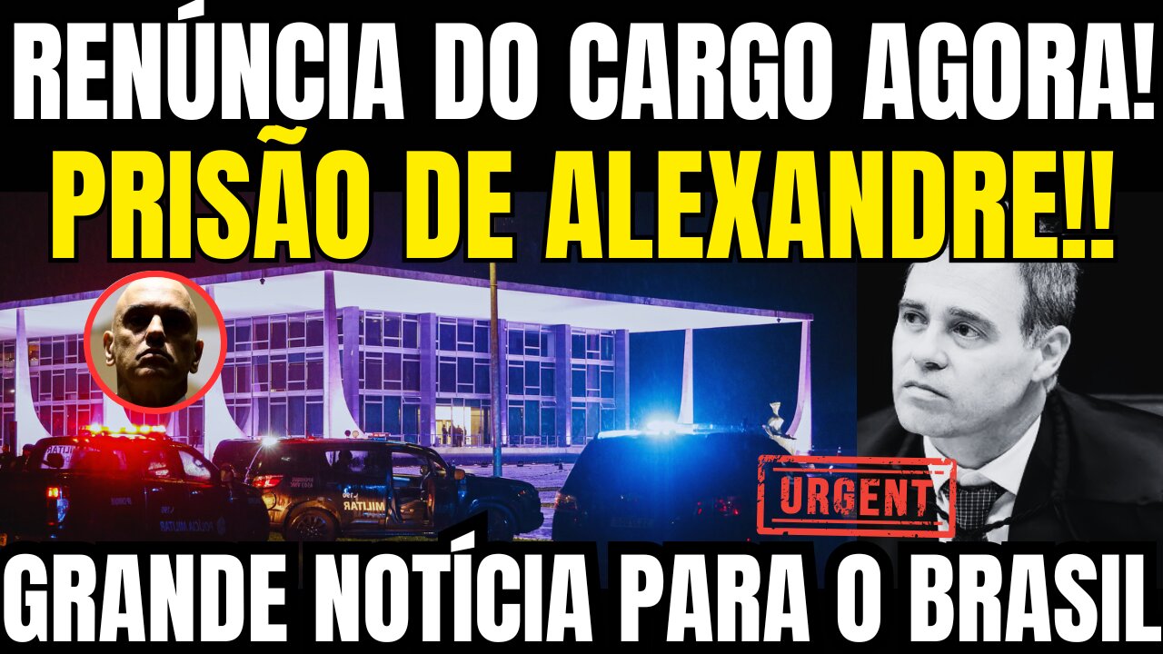 ÚLTIMA HORA!! RENÚNCIA CONFIRMADA ÀS PRESSAS!! PRISÕES EM MASSA EXPLODEM EM BRASÍLIA!!