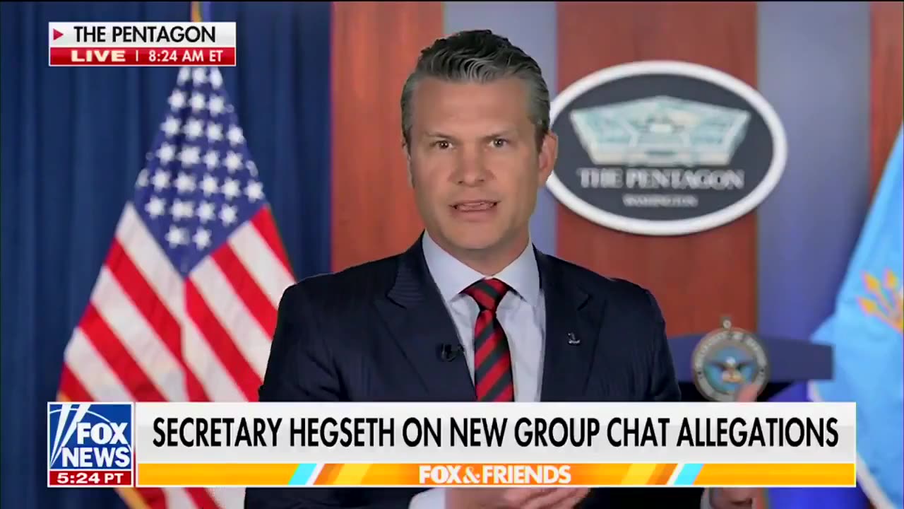 Defense Secretary Pete Hegseth responds to fake news smear campaign