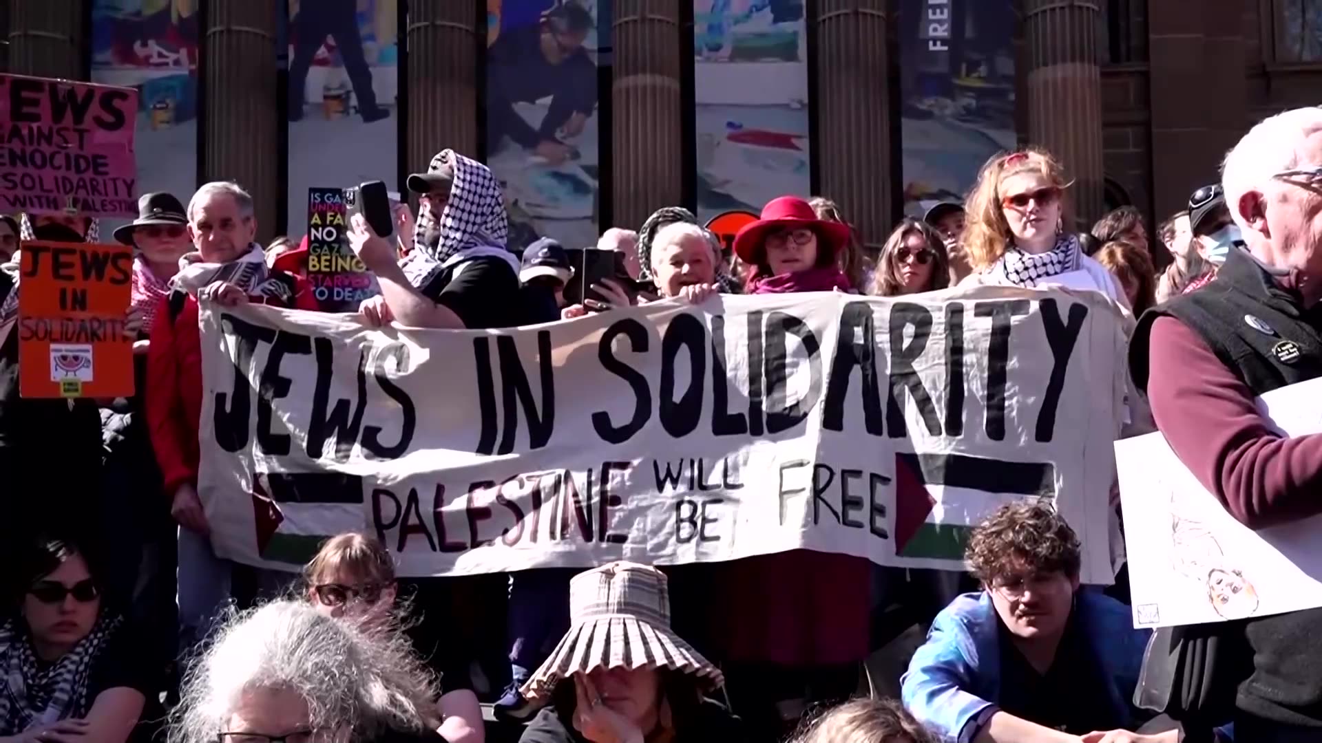 Thousands march across Australia against Israels war in Gaza