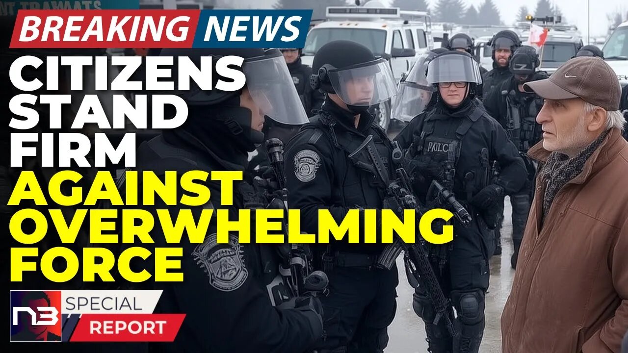 🚨BREAKING: Brave Patriots Tell Armed Officers Weve Packed For The Long Haul!