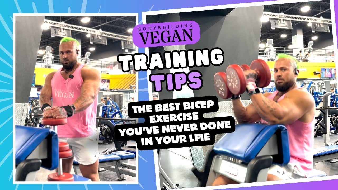 The BEST Bicep Exercise Youre NOT Doing - Hammer Preacher Curls With Two Dumbbells!