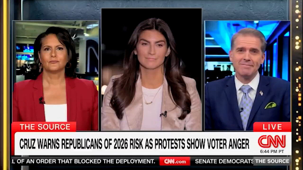 Scott Jennings Reminds A Karen America Is Not A Monarchy & No Kings Protesters Wasted Their Time