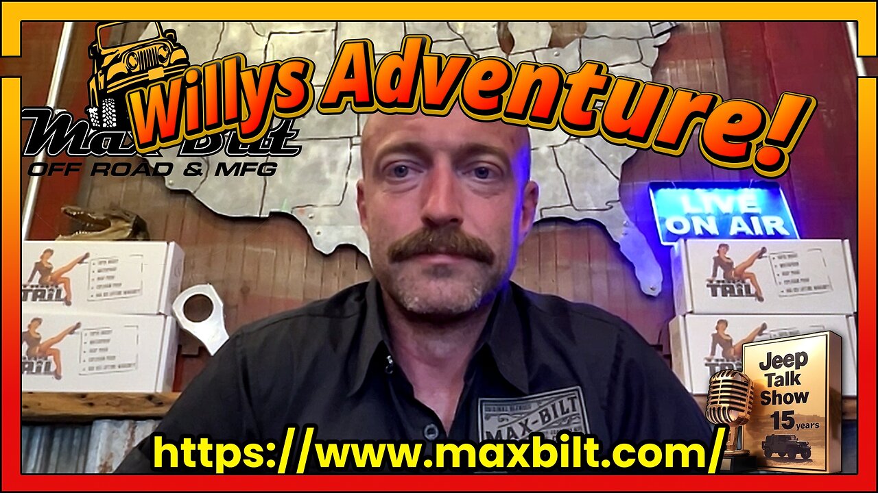 Max-Bilts Phil No-Modern-Mods Willys Adventures and Trails Off Road Stories! | Jeep Talk Show