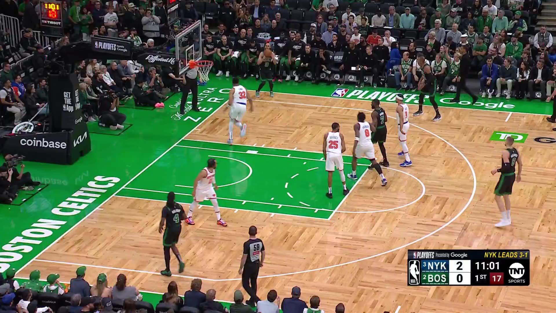 NBA - D-Whites corner 3 opens the scoring for Boston ๐ Game 5