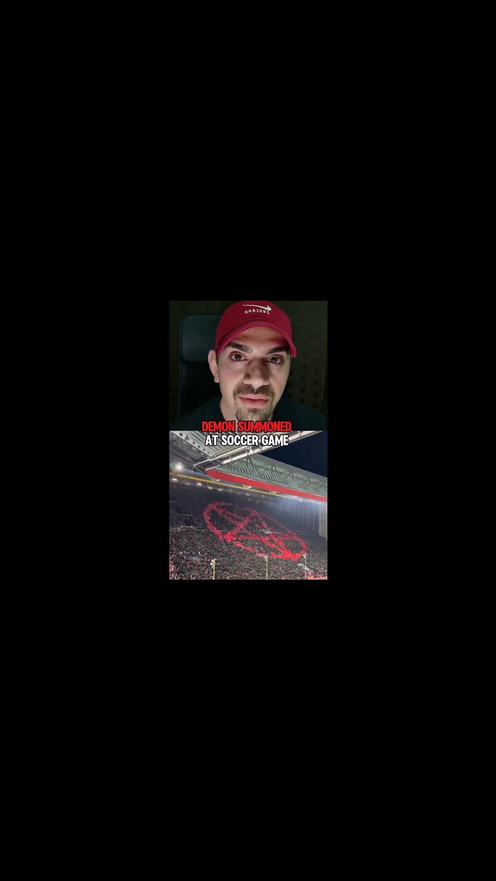 Satanic rituals overtook German soccer match as fans chanted, creating massive pentagram to summon Lucifer