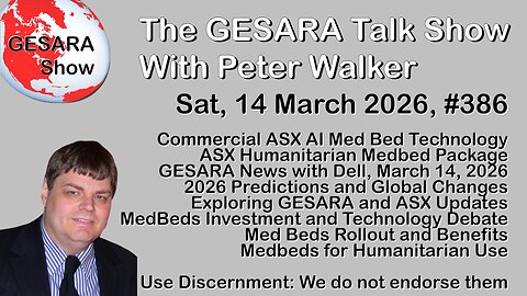 2026-03-14 GESARA Talk Show 386 - Med-Bed Special