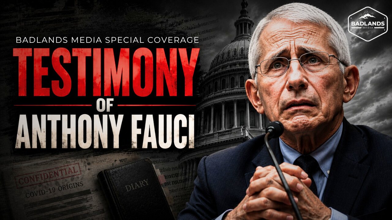 Badlands Media Special Coverage - Anthony Faucis Senate Testimony