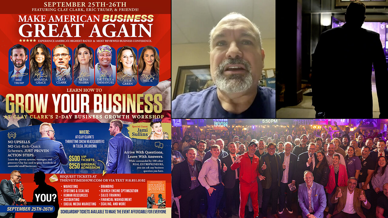 Business | The Journey to Success Starts w/ An Inner Shift + Celebrating Success of 4 Long-Term Clients + Join Eric Trump At Clay Clarks Sept 25-26 Business Growth Conference In Tulsa, OK (Request Tix Via Text 918-851-0102)