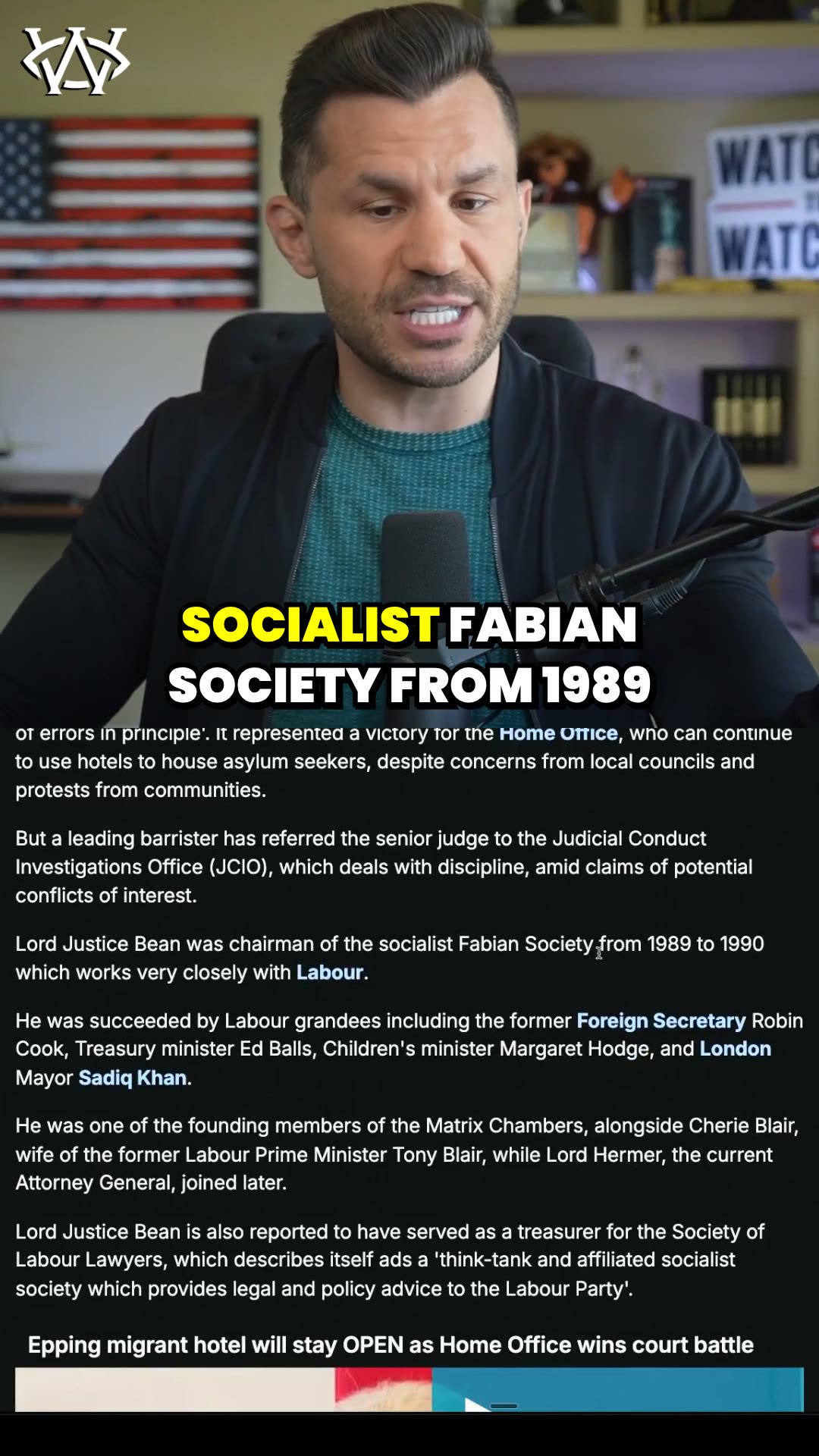 UK Judge UNDER FIRE for Socialist Ties After Migrant Hotel Ruling