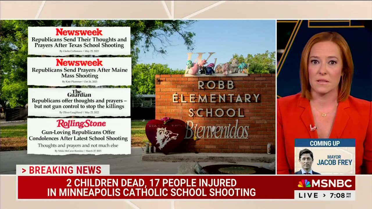 Jen Psaki Sobs Over MN Victims After Saying Shes Had Enough Of Christians Prayers