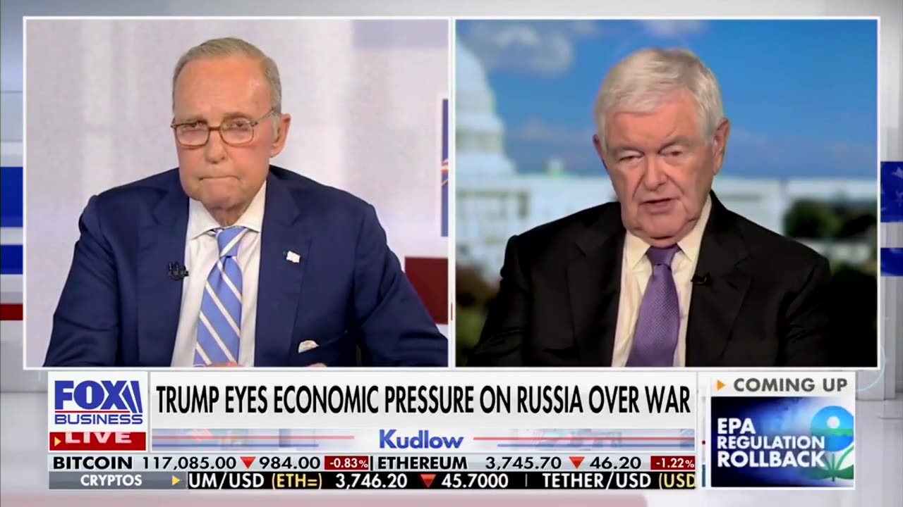 Newt Gingrich Describes How To Cut Off Putins Resources